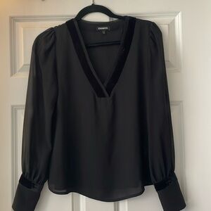 Express Black Blouse